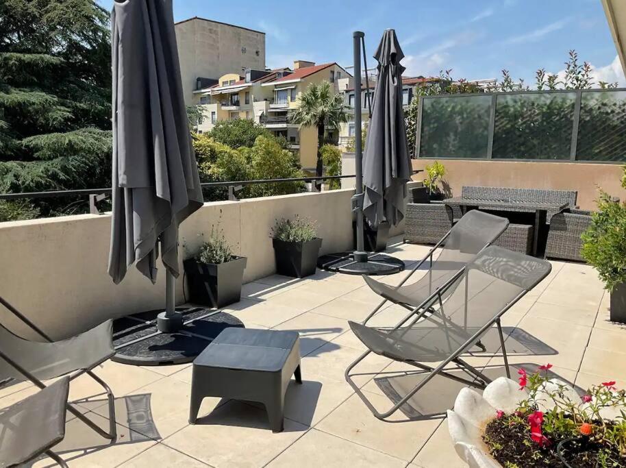 Toit Terrasse Dans Avec Piscine Appartement